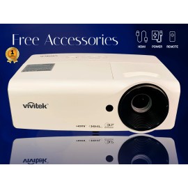 Vivitek Refurbished 4K DLP Projector for Artists, Designers, Filmmakers 3000 Lumens 3D🎥