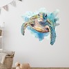 GRAZDesign Wall Sticker Turtle Bathroom Sticker North Sea Wall Sticker