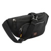 camel active City Men's Belt Bag Bum Bag, black, 000190