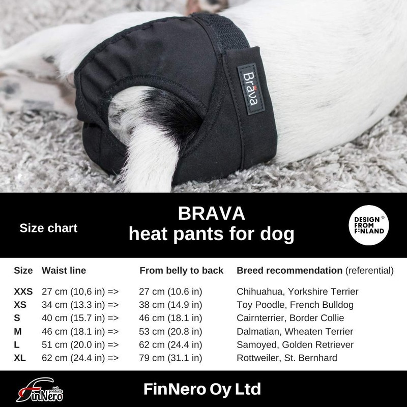 FinNero Pet Products, Finland – BRAVA Heat Pants (4)