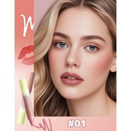 Erinde Lápiz Labial Mate, Delineador Labial Cremoso de Larga Duración, 1