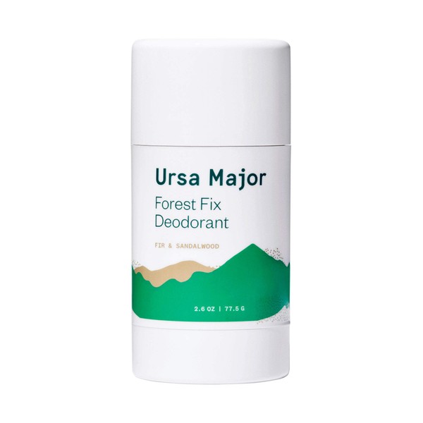 Ursa Major Natural Deodorant - Forest Fix | Aluminum-Free, Non-staining and Cruelty-Free | 2.6 ounces