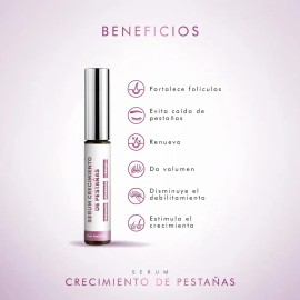 Pureza Natur Suero Alargador Y Reparador De Pestañas Eyelash Growth | Serum Con Aplicador Tratamiento Para Fortalecer Y Crecer Pestañas 3d Lash Con Ác