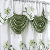 Petrichor Embroidered Sheer Curtain 2 Panels Set - Luxury Window