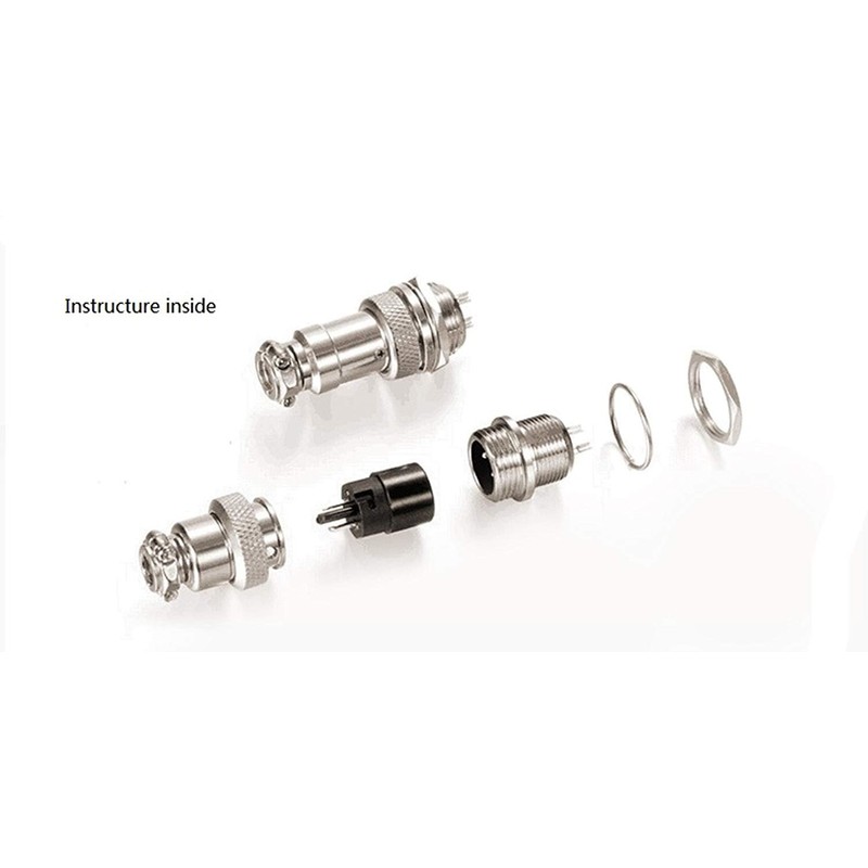 Aviation Connector 3 Pin, Ltsstoreuk 20Pcs GX12 GX12-3 3P 12MM