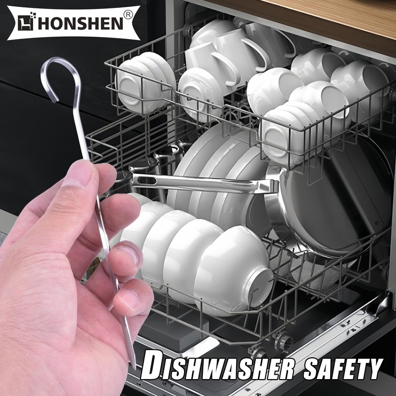HONSHEN 5.75"Flat Stainless Skewers,Metal Potato Skewrs,Short Barbecue, Needle Barbecue Skewers,Baking