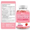 Sugar Free Collagen Gummies for Women, Collagen Protein Type I,II,III,V,X