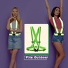 Flotory 12 Pcs Reflective Safety Vests Adjustable Reflective Straps Gear