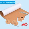 Self-Adhesive Cork Board Roll, 1/8" Thick Cork Boards for Walls,