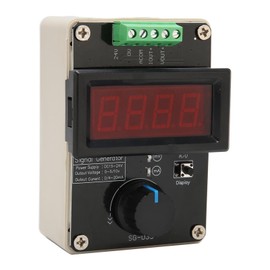 Yoidesu Generador de Señal Dual, Simulador Analógico de Corriente de 0/4-20 MA y Voltaje de 0-10 V con Pantalla LED Brillante, para Regulación de Válvulas, Control de Inversor y Más