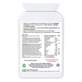 Specialist Supplements Collagen Ultra Beauty Marine Collagen, Hyaluronic Acid, Vitamin, Mineral, Herbal and Nutrient Complex