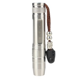 Jade Flashlight Torch Stainless Steel 3 Light Sources Super Bright Jade Appraisal Light Detector Lamp for Jewelry Gemstones Emerald Amber