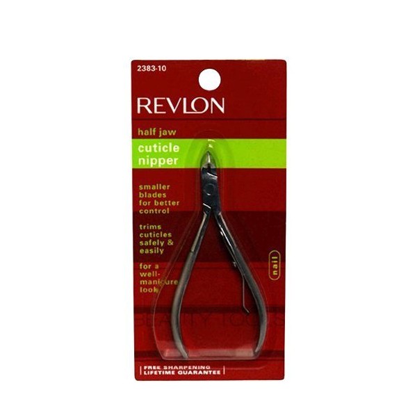 Revlon Half-Jaw Cuticle Nippers 1 Ea (Pack of 2) -