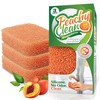 Peachy Clean Silicone Dish Sponge Scrubbers, Fresh Peach Scent, Non-Scratch,