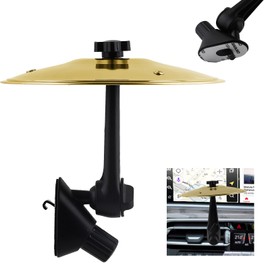 Car Cymbal Air Vent Mounted Mini Drum Crash Cymbal For Car Vent