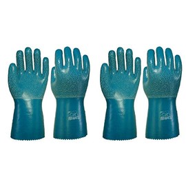 Margo Work Gloves, Oil Resistant #710 (2P) Unisex, Adult, blue, (marine blue)