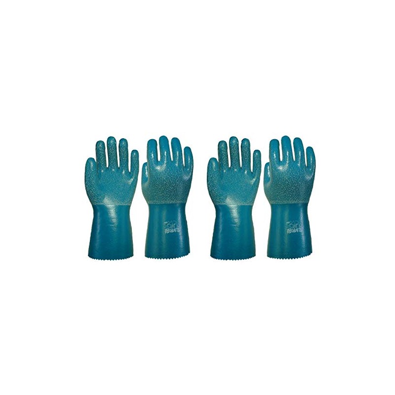 Margo Work Gloves, Oil Resistant #710 (2P) Unisex, Adult, blue,