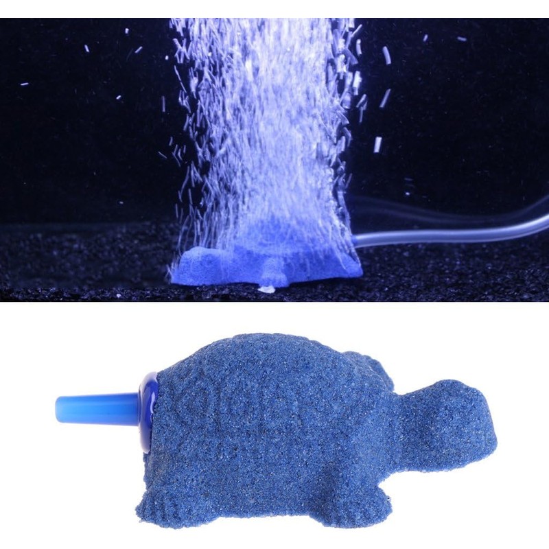 Blue Turtle Aquarium Bubble Air Stone Diffuser Fish Tank Aerator