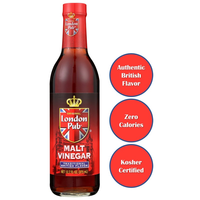 London Pub Malt Vinegar 12.7 OZ(Pack of 2)