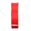 298 Feet Red Ribbon 3.8cm Width High Density Red Satin