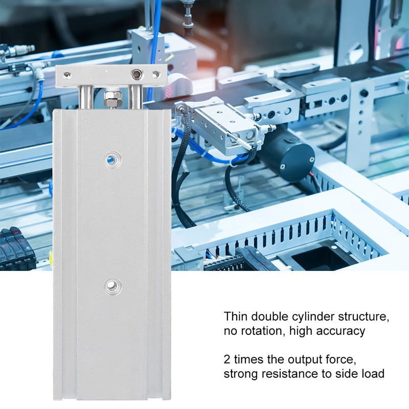 DoubleRod Air Cylinder Guide Rod Plate Double Guided Pneumatic Slide