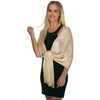 ShineGlitz Shawls and Wraps for Evening Dresses, Metallic Sparkle Womens
