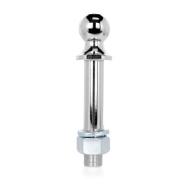 Eaz-Lift Chrome Hitch Ball | Allows for Easy Installation with a 6000 lb. Rating | Can be Used with The R3 Recurve Hitch | 2" Ball and 6-5/8" Shank with 1-1/4" diamater (48759)