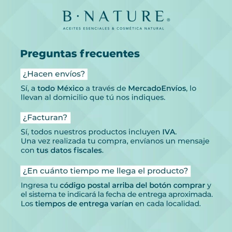 B Nature Aceite Esencial Menta Arvensis Bnature Puro Natural 30
