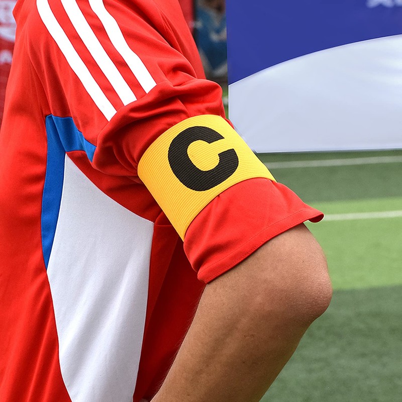 ziyue Captain Mark Armband, Set of 6, Soccer Armband, Durable,