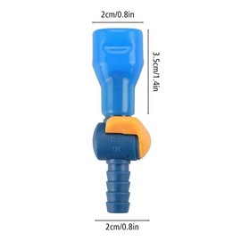 MiOYOOW 6PCS Ersatz Bissventile, Hochwertige Schalter Bissventil Rohrdüse, Zuverlässige Fahrrad Trinkdüse, Bite Ventil Mundstücken Zubehör für die Meisten Trinkbeutel