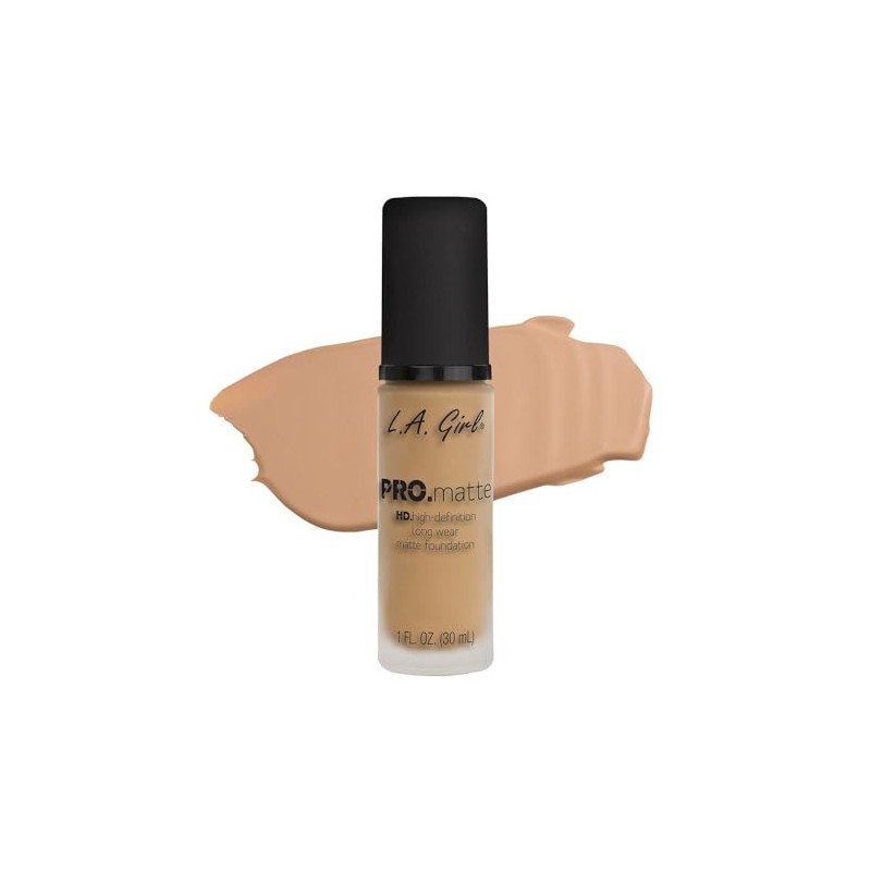 L.A. Girl Pro.matte foundation - sandy beige, 1 fl. oz.
