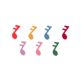 FONGKNOX 50g Musical Note Confetti Table Confetti Decoration Rock and Roll Party Decorations Coloured Hanging Swirls Decorations Party Supplies for Music Party Birthday Wedding