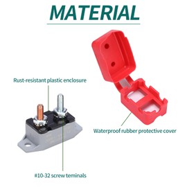 AFOERIT Circuit Breaker 15 Amp Stud Bolt Mount Automotive Truck RV Motorcycle Protection Bracket 2 Pack