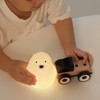 LED Night Light Cartoon White Bear Baby Pat Light USB