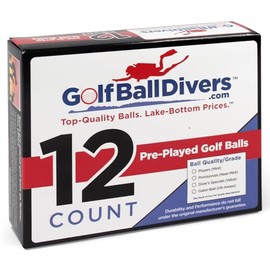 GOLF BALL DIVERS Recycled Golf Balls for Titleist Pro V1 2023, AAAAA Grade, Mint Condition (White, 36 Balls)