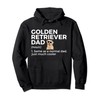 Golden Retriever Dad Definition Golden Retriever Owner Dog Pullover Hoodie