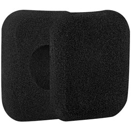 GEEKRIA QuickFit Foam Replacement Ear Pads for Bang&Olufsen B&O FORM 2 Headphones Earpads, Headset Ear Cushion Repair Parts (Black)