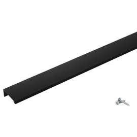 SOTECH Blankett Jane Furniture Handles 150 mm Black BA 96 mm Cabinet Handles for Mounting on the Front Interior Includes Fixing Screws Pack of 10