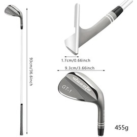 Sand Wedge Golf Club Men's Golf Gap Sand Flop Wedge Milled Face for More Spin - Color: 60 Degrees