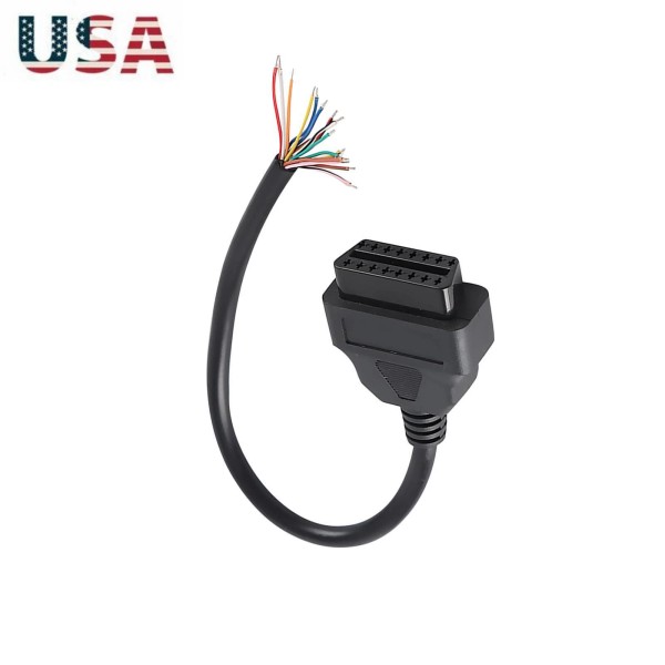 Unbranded OBD2 16Pin Female Plug Opening Cable OBDII ODB2 16Pin