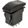 XYZIL 6 Pin (ON)-Off-(ON) Momentary Rocker Switch VLD1S00B-AZC00-000 DPDT 20A