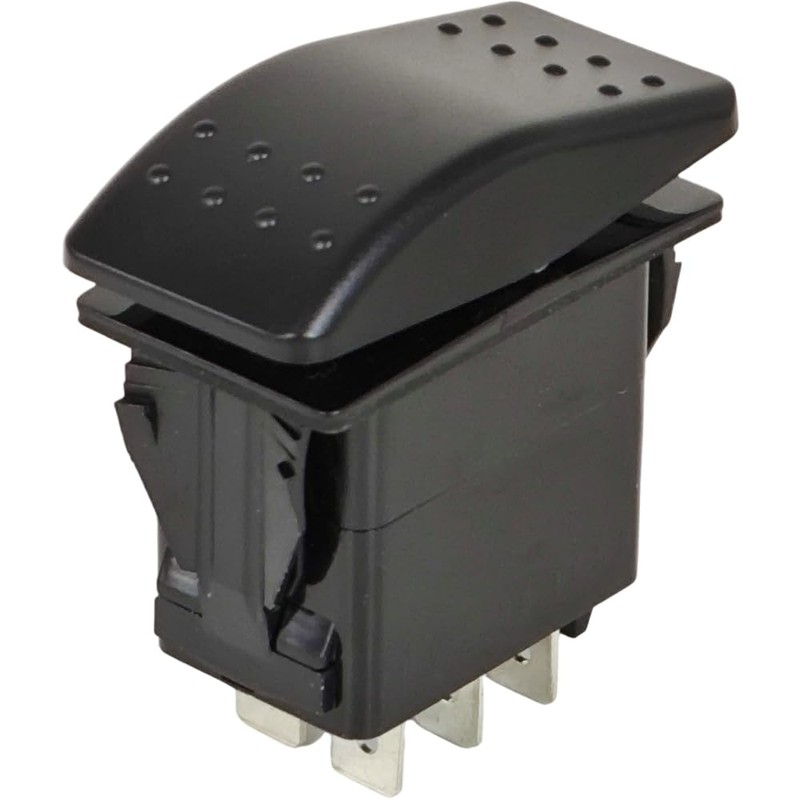 XYZIL 6 Pin (ON)-Off-(ON) Momentary Rocker Switch VLD1S00B-AZC00-000 DPDT 20A