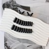 Black Press On Nails Medium Long Square, Xcreando Medium Coffin