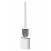 Wall Mounted Silicone Toilet Brush for Bathroom Cleaning – Flat
