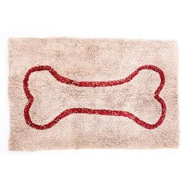 Soggy Doggy Doormat Extra Large 36-inch x 60-inch Beige Microfiber Chenille Doormat for Wet Dog Paws