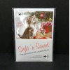 Up With Paper Christmas Pop Up Greeting Card Christmas Kitten