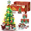 Advent Calendar 2025 Christmas Tree Building Blocks Set with LED