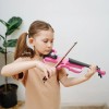 Unbranded US 4/4 Pink Electric Silent Violin W/ Case Bow