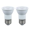 LIDESENMO 2-Pack PAR16 LED Bulb Long Neck 5W E26 E27