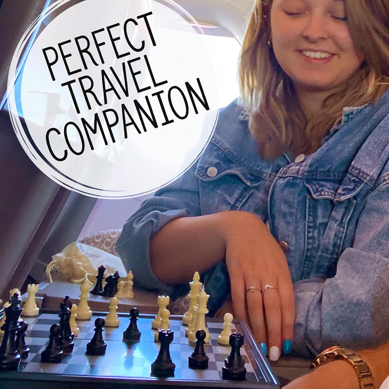 Jaques of London Magnetic Chess Set | Travel Chess Set